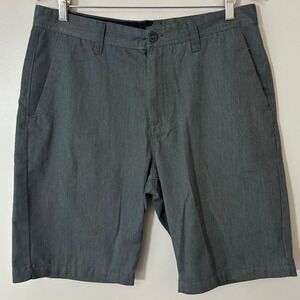 Volcom Frickin Chino Shorts Mens 34 Charcoal Gray Stretch Modern